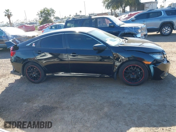 2016 Honda Civic Sedan LX with VIN 2HGFC2F57GH530019, listed as a IAAI auction lot 41839658 with 105,398 mi miles. Bid and sale history available at carsss.com. Image 14.