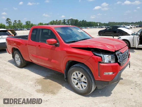 2022 Nissan Frontier S with VIN 1N6ED1CL1NN620840, listed as a Copart auction lot 59368005 with 69,939 mi miles and Salvage title. Bid and sale history available at DreamBid. Image 4.