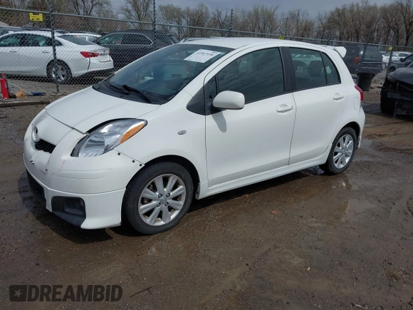 2009 Toyota Yaris with VIN JTDKT903095258534, listed as a IAAI auction lot 41947150 with 171,631 mi miles and . Bid and sale history available at DreamBid. Image 2.