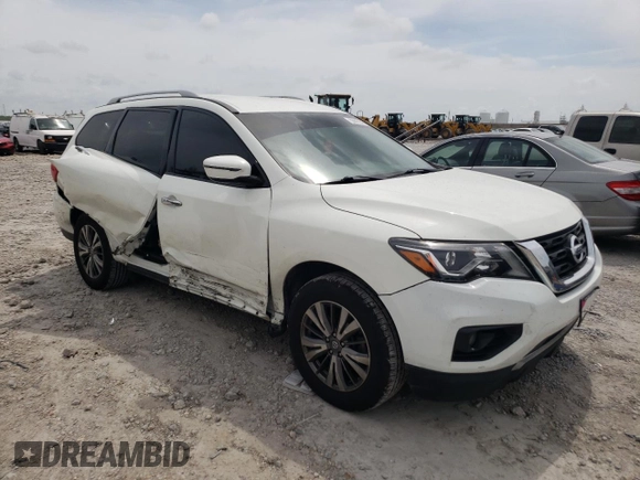2019 Nissan Pathfinder SV z VIN 5N1DR2MN0KC620658, wystawiony jako Copart lot #55607245 z przebiegiem 114 049 mil mil oraz Szkoda całkowita • Salvage title. Historia ofert i sprzedaży dostępna na DreamBid. Obrazek 4.