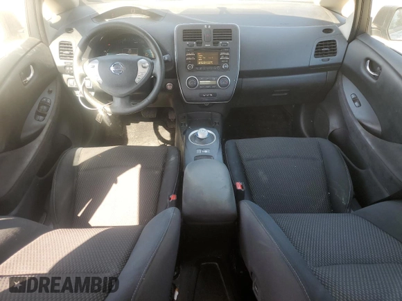 2015 Nissan LEAF SV with VIN 1N4AZ0CP9FC310695, listed as a Copart auction lot 53482025 with 98,125 mi miles and Clean Title. Bid and sale history available at carsss.com. Image 9.