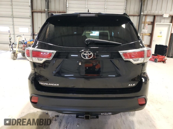 2016 Toyota Highlander XLE with VIN 5TDKKRFH7GS504721, listed as a Copart auction lot 48159524 with 163,737 mi miles and Salvage title. Bid and sale history available at DreamBid. Image 6.