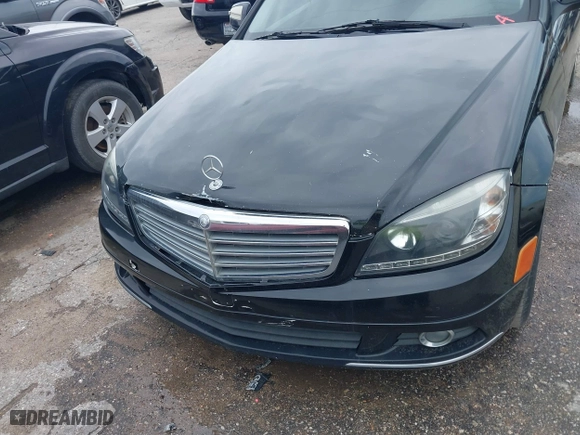 2009 Mercedes-Benz C-Class 3.0L Sport with VIN WDDGF54X29R047918, listed as a IAAI auction lot 41891198 with 1 mi miles. Bid and sale history available at carsss.com. Image 6.
