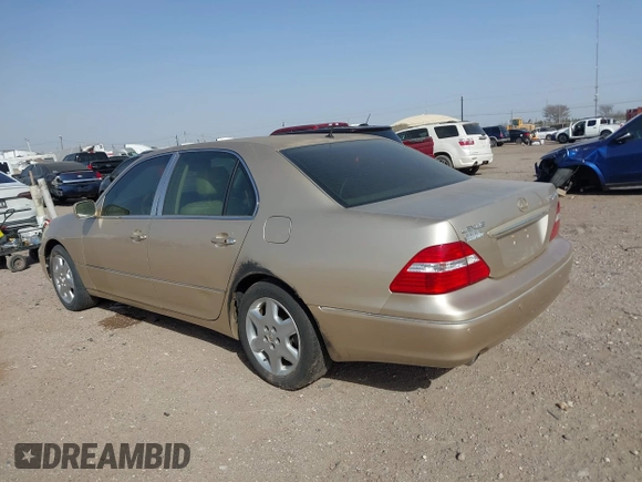 2005 Lexus LS 430 z VIN JTHBN36F655004313, wystawiony jako IAAI lot #41732745 z przebiegiem 133 928 mil mil oraz . Historia ofert i sprzedaży dostępna na DreamBid. Obrazek 14.