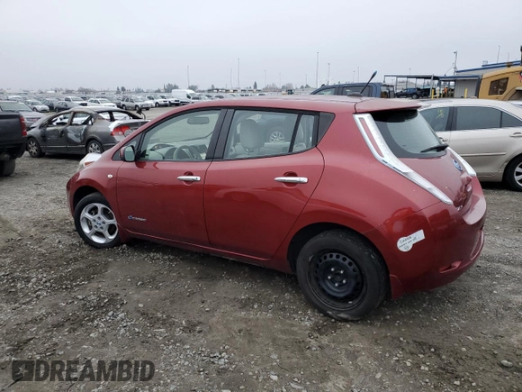 2011 Nissan LEAF SL with VIN JN1AZ0CP2BT003585, listed as a Copart auction lot 86000014 with 95,916 mi miles and Clean Title. Bid and sale history available at carsss.com. Image 2.