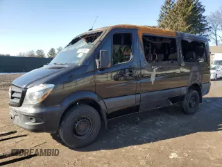 2015 Mercedes-Benz Sprinter Passenger with VIN WDZPE7CCXFP134044, listed as a Copart auction lot 81899854 with Not Provided miles and Salvage Title. Bid and sale history available at carsss.com. Image 1.