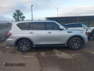 2018 Nissan Armada SV with VIN JN8AY2ND6J9057888, listed as a IAAI auction lot 41092571 with 143,263 mi miles. Bid and sale history available at carsss.com. Image 14.