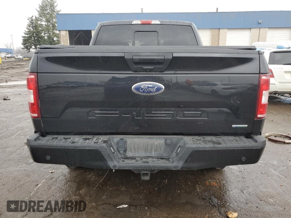 2020 Ford F-150 XL with VIN 1FTEW1EP6LFC72392, listed as a Copart auction lot 52328005 with 72,812 mi miles and Non Repairable. Bid and sale history available at carsss.com. Image 6.