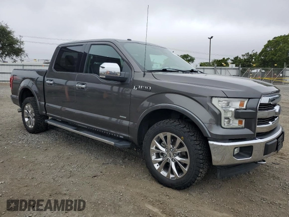 2017 Ford F-150 XL with VIN 1FTEW1EG2HKC06484, listed as a Copart auction lot 60051635 with 115,425 mi miles and Salvage title. Bid and sale history available at DreamBid. Image 4.
