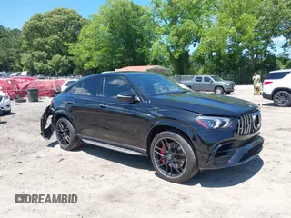 2022 Mercedes-Benz GLE 63 S AMG with VIN 4JGFD8KB8NA805592, listed as a IAAI auction lot 42337312 with 41,000 mi miles and . Bid and sale history available at DreamBid. Image 1.
