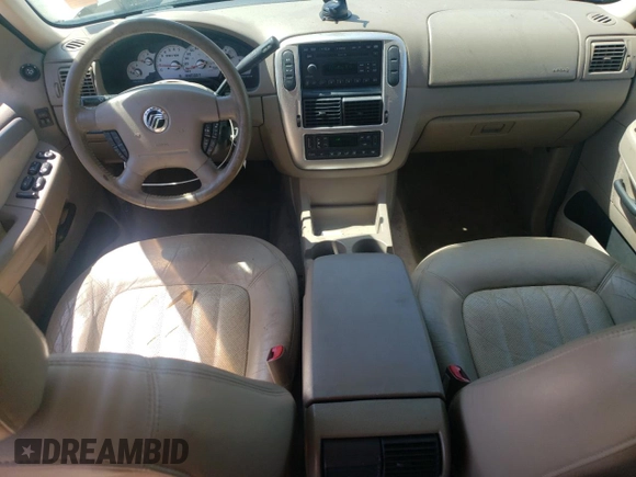 2003 Mercury Mountaineer Convenience z VIN 4M2DU86K03UJ09367, wystawiony jako Copart lot #54923945 z przebiegiem 186 886 mil mil oraz Szkody całkowita. Historia ofert i sprzedaży dostępna na DreamBid. Obrazek 8.