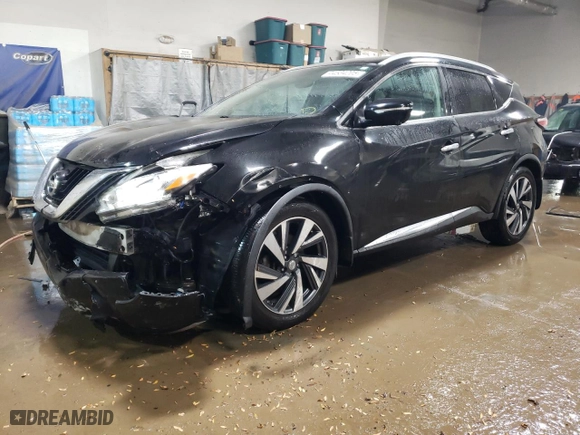 2015 Nissan Murano SL with VIN 5N1AZ2MHXFN276408, listed as a Copart auction lot 44534205 with 89,743 mi miles and Salvage Title. Bid and sale history available at carsss.com. Image 1.