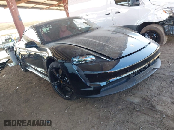 2024 Porsche Taycan 4S with VIN WP0AB2Y16RSA35802, listed as a IAAI auction lot 42386397 with 17,257 mi miles and . Bid and sale history available at DreamBid. Image 1.