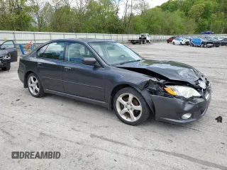 2009 Subaru Legacy Limited with VIN 4S3BL626397221925, listed as a Copart auction lot 55661165 with 204,910 mi miles and Salvage title. Bid and sale history available at DreamBid. Image 4.