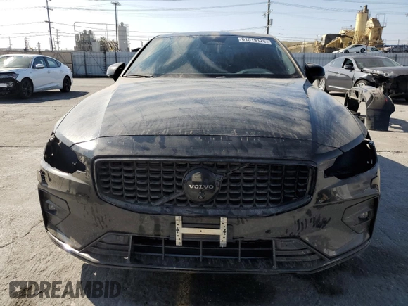 2024 Volvo S60 Plus Black Edition with VIN 7JRL12TH1RG307089, listed as a Copart auction lot 61019125 with 24,675 mi miles and Salvage title. Bid and sale history available at DreamBid. Image 5.