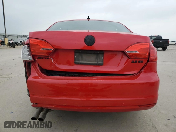 2013 Volkswagen Jetta SE with VIN 3VWDP7AJ0DM433329, listed as a Copart auction lot 54247495 with 153,036 mi miles and Salvage title. Bid and sale history available at DreamBid. Image 6.