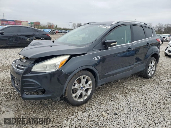 2015 Ford Escape Titanium with VIN 1FMCU0J91FUA46464, listed as a Copart auction lot 52618545 with 173,406 mi miles and Salvage Title. Bid and sale history available at carsss.com. Image 1.