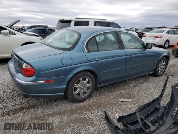 2000 Jaguar S-Type V6 z VIN SAJDA01C1YFL38878, wystawiony jako Copart lot #44323075 z przebiegiem 231 855 mil mil oraz Szkoda całkowita • Salvage title. Historia ofert i sprzedaży dostępna na DreamBid. Obrazek 3.