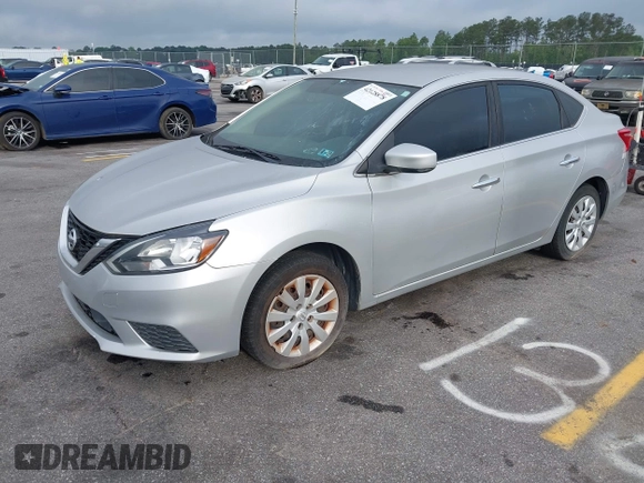 2018 Nissan Sentra SV with VIN 3N1AB7AP2JY313399, listed as a IAAI auction lot 42128878 with 123,577 mi miles. Bid and sale history available at carsss.com. Image 2.