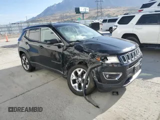 2018 Jeep Compass Limited with VIN 3C4NJDCB3JT341632, listed as a Copart auction lot 60915205 with Not provided miles and Salvage title. Bid and sale history available at DreamBid. Image 4.