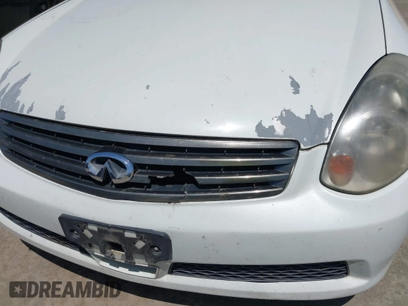 2005 Infiniti G35 with VIN JNKCV51F55M300727, listed as a IAAI auction lot 42196422 with Not Provided miles and . Bid and sale history available at DreamBid. Image 6.