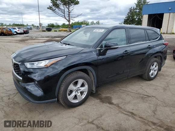 2020 Toyota Highlander LE with VIN 5TDBZRBH3LS040399, listed as a Copart auction lot 58230575 with 64,841 mi miles and Clean title. Bid and sale history available at DreamBid. Image 1.