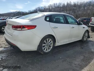 2018 Kia Optima LX with VIN 5XXGT4L30JG269084, listed as a Copart auction lot 46328535 with 138,523 mi miles and Salvage Title. Bid and sale history available at carsss.com. Image 3.