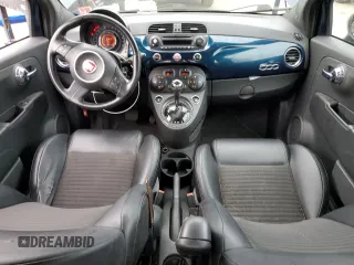 2014 FIAT 500 Sport with VIN 3C3CFFBR8ET195256, listed as a Copart auction lot 71742054 with 62,421 mi miles and Salvage Title. Bid and sale history available at carsss.com. Image 8.