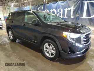 2018 GMC Terrain SLE with VIN 3GKALMEV7JL415266, listed as a Copart auction lot 46131555 with 74,676 mi miles and Clean Title. Bid and sale history available at DreamBid. Image 4.