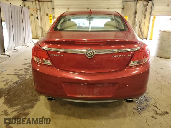 2013 Buick Regal Turbo Premium 1 with VIN 2G4GS5EV9D9164459, listed as a Copart auction lot 53494825 with 47,405 mi miles and Salvage Title. Bid and sale history available at carsss.com. Image 6.
