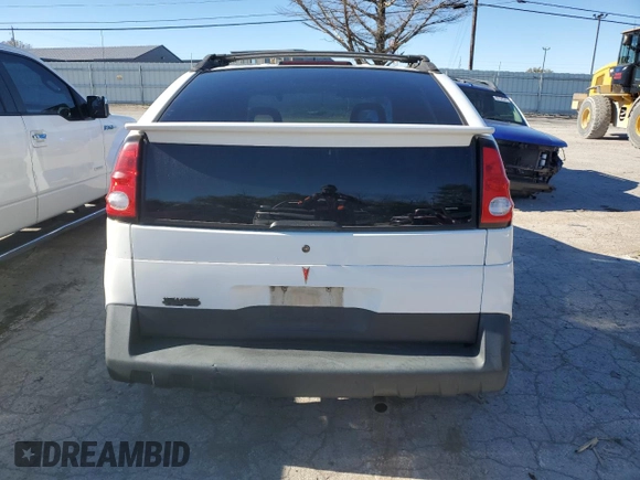 2002 Pontiac Aztek z VIN 3G7DA03E72S595347, wystawiony jako Copart lot #80095954 z przebiegiem Nie podano mil oraz Szkoda całkowita • Salvage title. Historia ofert i sprzedaży dostępna na DreamBid. Obrazek 6.