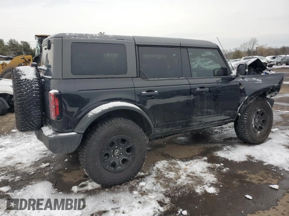 2024 Ford Bronco Wildtrak с VIN 1FMEE2BP2RLA72211, выставлен на аукционе Copart как лот 44726825 с пробегом 9 469 миль миль и Списание • Salvage title. История ставок и продаж доступна на DreamBid. Изображение 3.