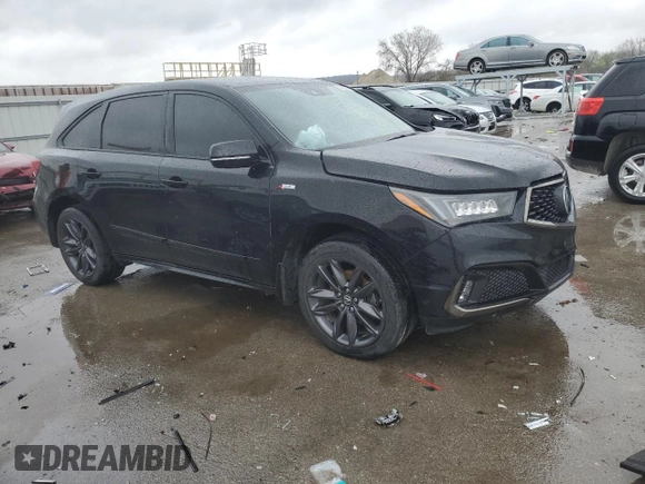 2019 Acura MDX Technology with VIN 5J8YD4H0XKL008399, listed as a Copart auction lot 51506575 with 61,658 mi miles and Salvage title. Bid and sale history available at DreamBid. Image 4.