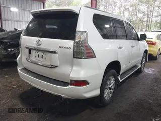 2017 Lexus GX with VIN JTJBM7FX7H5155117, listed as a IAAI auction lot 42022123 with 76,490 mi miles. Bid and sale history available at carsss.com. Image 4.