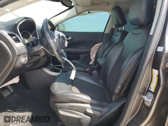 2021 Jeep Compass Latitude with VIN 3C4NJCBB0MT505824, listed as a Copart auction lot 53182825 with 124,628 mi miles and Salvage title. Bid and sale history available at DreamBid. Image 7.
