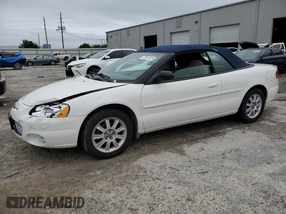 2003 Chrysler Sebring with VIN 1C3EL75T53N507884, listed as a Copart auction lot 75411374 with 111,263 mi miles and Salvage Title. Bid and sale history available at DreamBid. Image 1.