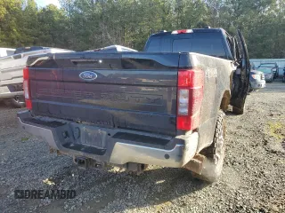 2022 Ford F-250 XL with VIN 1FT8W2BT8NEF20073, listed as a Copart auction lot 88483055 with 66,722 mi miles and Salvage title. Bid and sale history available at DreamBid. Image 3.