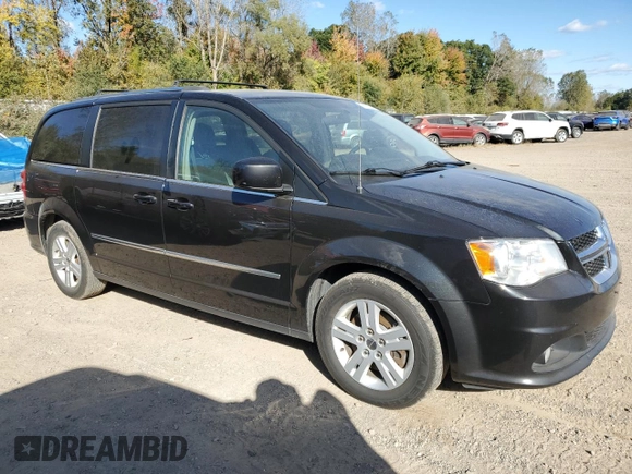 2017 Dodge Grand Caravan Crew Plus with VIN 2C4RDGDGXHR783745, listed as a Copart auction lot 74687684 with 131,657 mi miles and Clean Title. Bid and sale history available at DreamBid. Image 4.