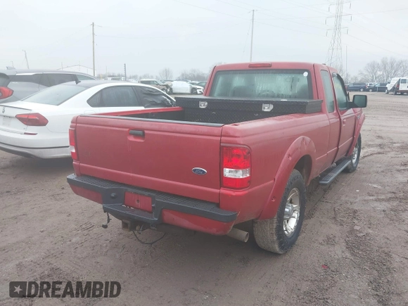 2009 Ford Ranger XLT with VIN 1FTYR44E79PA69116, listed as a IAAI auction lot 41045261 with 118,649 mi miles. Bid and sale history available at carsss.com. Image 4.