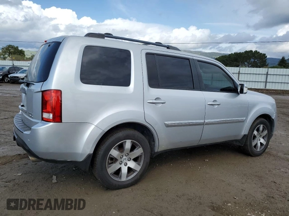 2012 Honda Pilot Touring with VIN 5FNYF4H99CB046962, listed as a Copart auction lot 51445835 with 112,206 mi miles and Salvage Title. Bid and sale history available at DreamBid. Image 3.