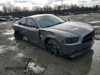 2012 Dodge Charger Police with VIN 2C3CDXAG2CH305414, listed as a Copart auction lot 87179554 with 196,172 mi miles and Salvage Title. Bid and sale history available at carsss.com. Image 4.
