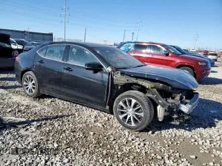 2017 Acura TLX w/Technology Pkg with VIN 19UUB1F51HA004912, listed as a Copart auction lot 42542565 with 120,594 mi miles and Salvage Title. Bid and sale history available at carsss.com. Image 4.