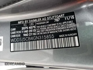 2016 Mercedes-Benz CLA 45 AMG with VIN WDDSJ5CB4GN315855, listed as a Copart auction lot 82032203 with Not Provided miles and . Bid and sale history available at DreamBid. Image 12.