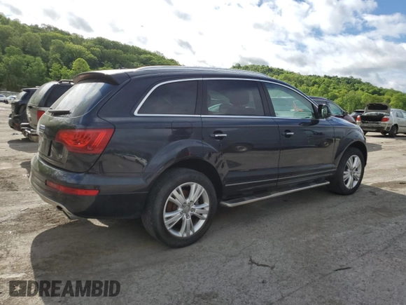 2010 Audi Q7 Premium Plus with VIN WA1LMAFE2AD000743, listed as a Copart auction lot 56893185 with 117,527 mi miles and Clean title. Bid and sale history available at DreamBid. Image 3.