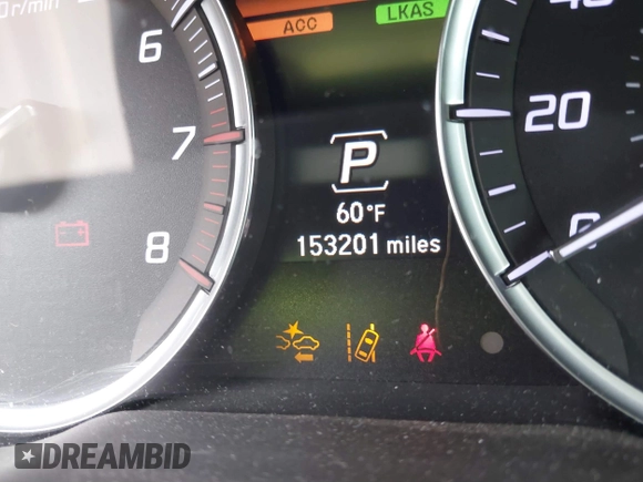 2018 Acura MDX with VIN 5J8YD3H38JL008968, listed as a IAAI auction lot 41695283 with 153,201 mi miles and . Bid and sale history available at carsss.com. Image 15.