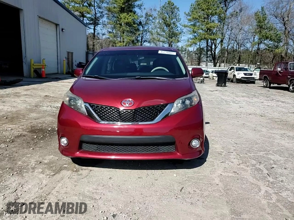 2014 Toyota Sienna SE with VIN 5TDXK3DC2ES518694, listed as a Copart auction lot 45270805 with 170,824 mi miles and Salvage Title. Bid and sale history available at DreamBid. Image 14.