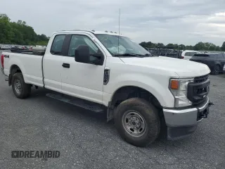 2021 Ford Super Duty F-250 SRW XL with VIN 1FT7X2B62MEC84196, listed as a Copart auction lot 63024314 with 204,613 mi miles and Salvage Title. Bid and sale history available at carsss.com. Image 4.