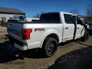 2019 Ford F-150 XL with VIN 1FTEW1E42KFA54910, listed as a Copart auction lot 89214715 with 0 mi miles and Non Repairable. Bid and sale history available at carsss.com. Image 3.