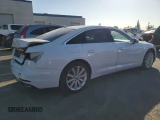 2019 Audi A6 Premium with VIN WAUD8AF22KN130874, listed as a Copart auction lot 84563384 with 63,327 mi miles and Salvage Title. Bid and sale history available at carsss.com. Image 3.