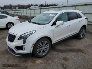 2024 Cadillac XT5 AWD Premium Luxury with VIN 1GYKNDR49RZ742360, listed as a Copart auction lot 47887425 with 12,311 mi miles and Salvage Title. Bid and sale history available at carsss.com. Image 1.